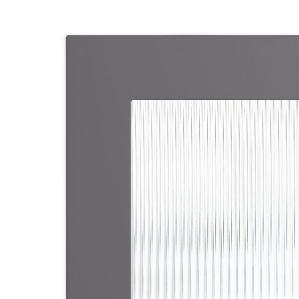 REEDED MDF-vitrinlucka 19mm